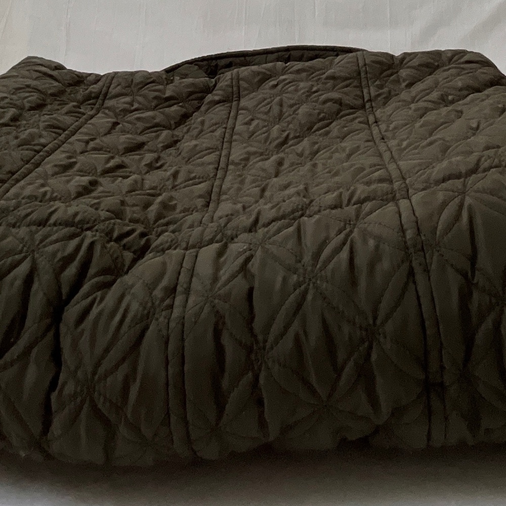 MARC NEW YORK Quilted Hooded Jacket Small Olive Brown - Picture 12 of 12